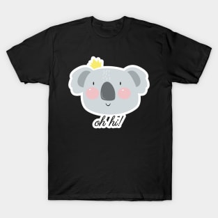 Cute Koala Drawing T-Shirt